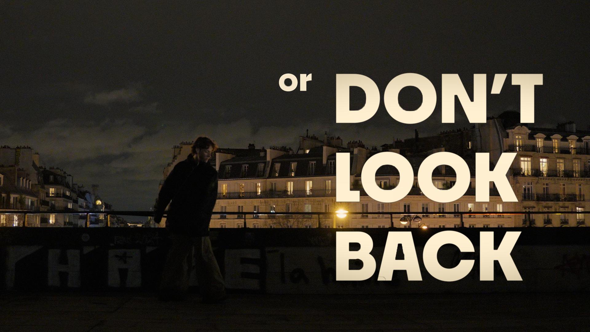 Tuesday Blues or DON'T LOOK BACK